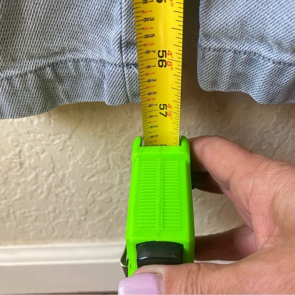 YFB Every Jumpsuit Denim Light Blue Short Sleeve Casual Button Down Tencel SZ M - Picture 7 of 9